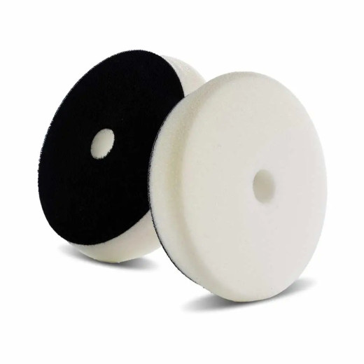 Поролоновий коло середньої жорсткості білий - Lake Country White Foam Polishing Pad 125 мм. (FR-HWHITE 5.5)