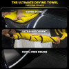 Рушник мікрофібровий для сушки - Meguiar`s Supreme Shine Drying Towel 78,7x54,6 см. жовтий (X190400)