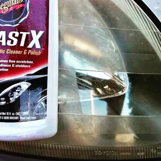 Очищувач поліроль для прозорого пластику - Meguiar's PlastX™ Clear Plastic Cleaner & Polish 295 мл. (G12310)