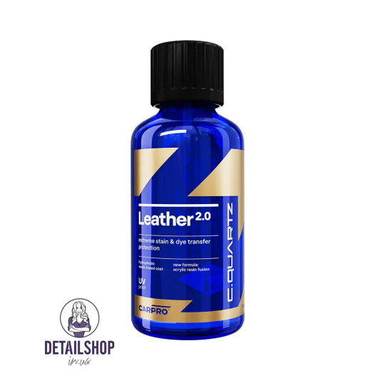 Кварцове захисне покриття для шкіри, 18міс + CarPro Cquartz Leather 2.0 50 мл