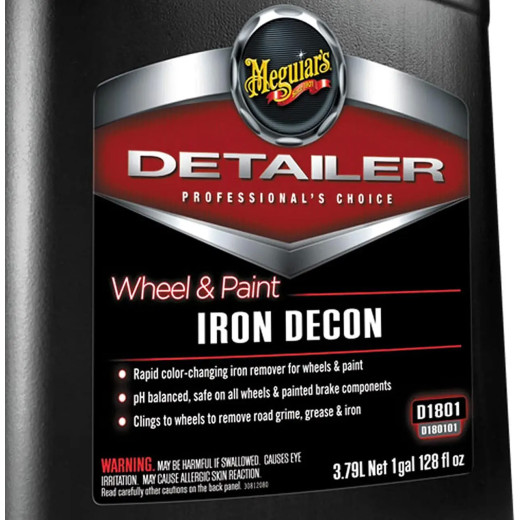 Чистка кузова і дисків від часток металу - Meguiar's Detailer Wheel & Paint Iron Decon 3,79 л. (D180101)