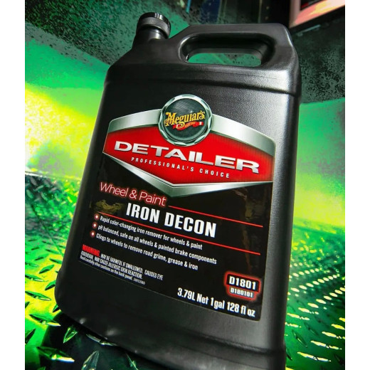 Чистка кузова і дисків від часток металу - Meguiar's Detailer Wheel & Paint Iron Decon 3,79 л. (D180101)