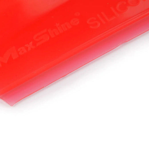 Силіконове лезо для згону води - MaxShine Silicone Soft Water Blade With Anti-slip Handle червоний (7011022)