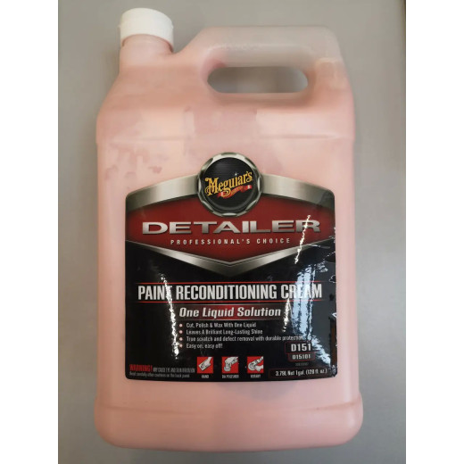 Крем 3 в 1 для відновлення фарби - Meguiar's Detailer Paint Reconditioning Cream 3,79 л. (D15101)