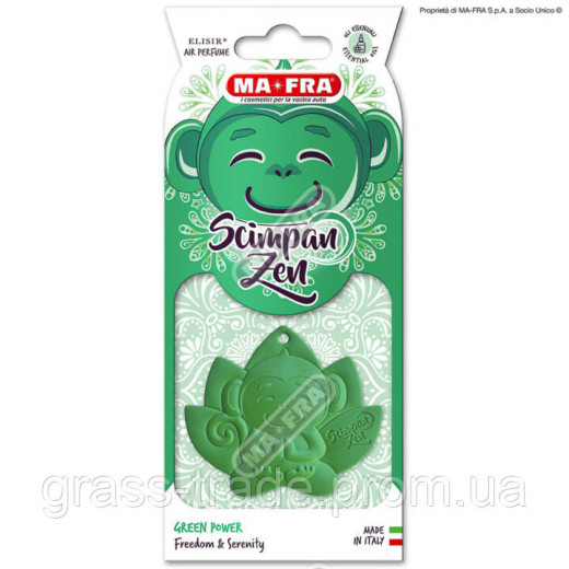 ГУМОВИЙ АРОМАТИЗАТОР SCIMPANZEN GREEN POWER Mafra
