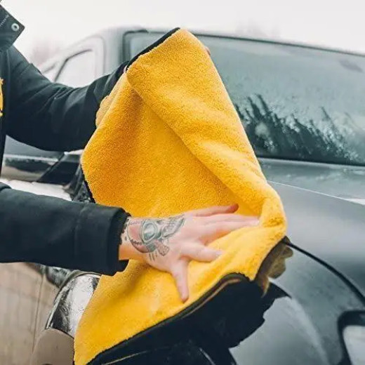 Рушник мікрофібровий для збору води - Meguiar's Supreme Drying Towel 55x76 см. жовтий (X1802EU)