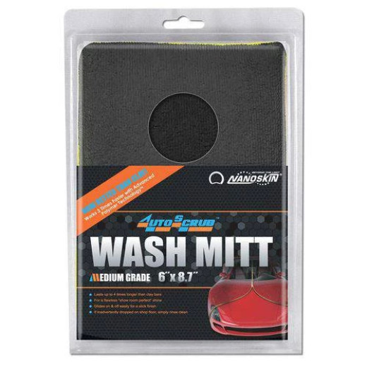 Автоскраб середньої жорсткості у вигляді рукавички Nanoskin Autoscrub Wash Mitt Medium Grade