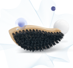 ЩІТКА GYEON Q²M LEATHER BRUSH З НАТУРАЛЬНОГО ВОРСУ ДЛЯ ЧИЩЕННЯ ШКІРИ