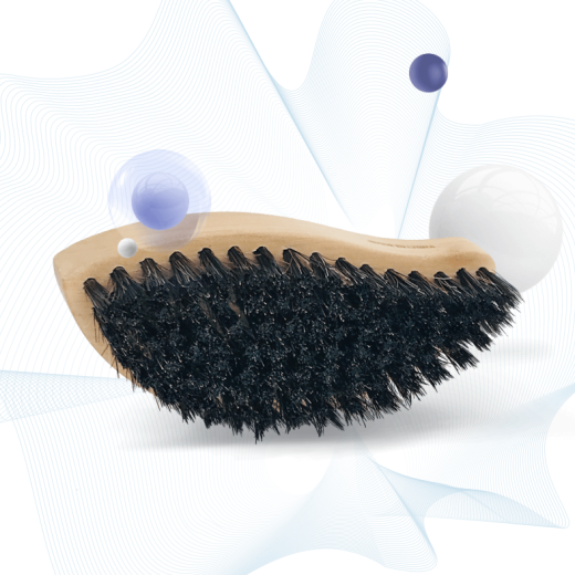 ЩІТКА GYEON Q²M LEATHER BRUSH З НАТУРАЛЬНОГО ВОРСУ ДЛЯ ЧИЩЕННЯ ШКІРИ