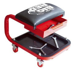 Стілець автослюсаря з інструментальною полицею