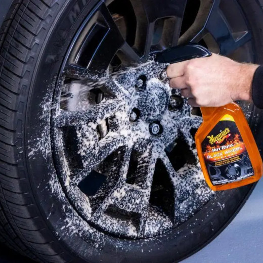 Очищувач для чорних дисків - Meguiar`s Hot Rims Black Wheel Cleaner 709 мл. (G230524)