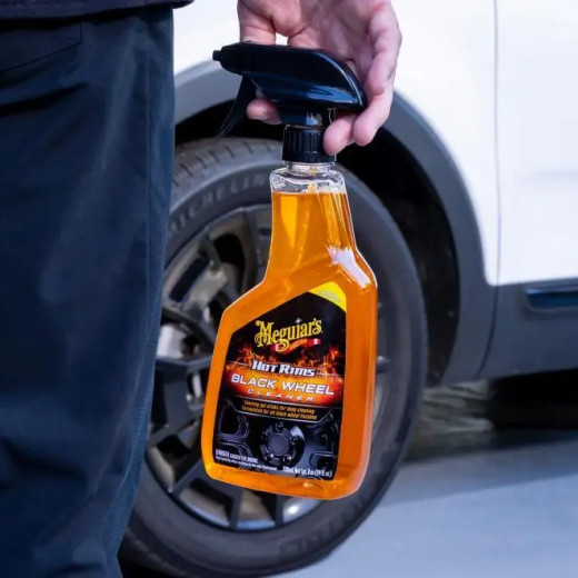 Очищувач для чорних дисків - Meguiar`s Hot Rims Black Wheel Cleaner 709 мл. (G230524)