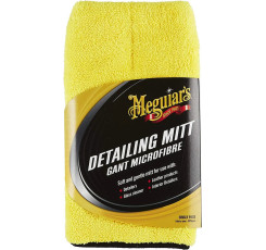 Рукавиця мікрофіброва для догляду за салоном - Meguiar's Detailing Mitt 5x25x15 см. жовтий (X1804EU)