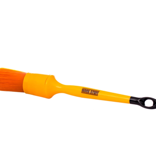 Хімстійкий синтетичний пензель Work Stuff Detailing Brush Albino Orange 30 mm