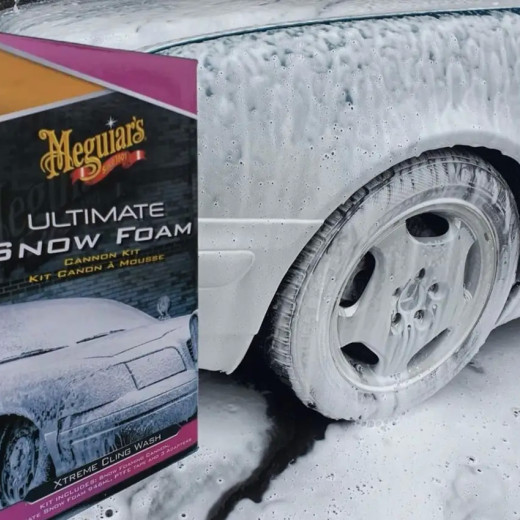 Комплект пінної насадки з шампунем - Meguiar's Ultimate Snow Foam Cannon Kit 946 мл. (G194000EU)