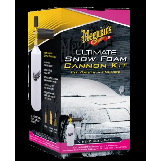 Комплект пінної насадки з шампунем - Meguiar's Ultimate Snow Foam Cannon Kit 946 мл. (G194000EU)