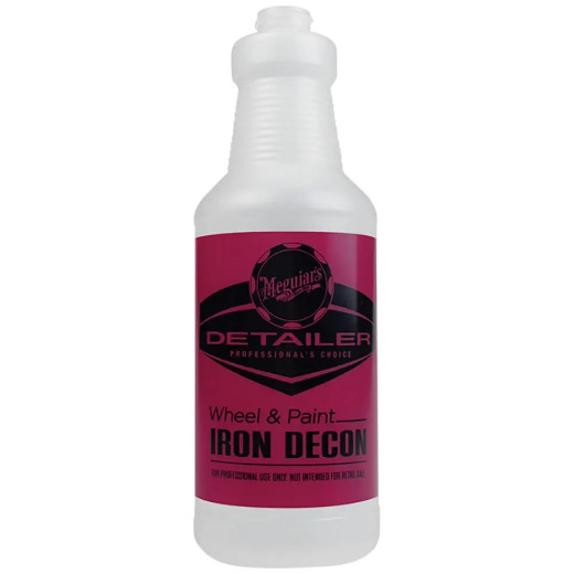 Ємність для рідин  - Meguiar`s Wheel & Paint Iron Decon Bottle 945 мл. рожевий (D201801PK12)