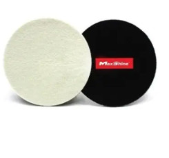 Набір полірувальних кругів фетрових 2 шт. - MaxShine Glass Wool Polishing Pad 130 мм. (2065130)