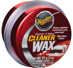 Очищувач твердий віск - Meguiar's Cleaner Wax Paste 311 г. (A1214)