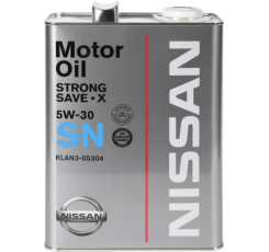 Синтетичне моторне мастило, 4 л NISSAN Strong Save X SN 5W-30