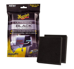 Губки для чорніння зовнішнього пластика - Meguiar's Ultimate Black Trim Sponge 2 шт. (G15800)