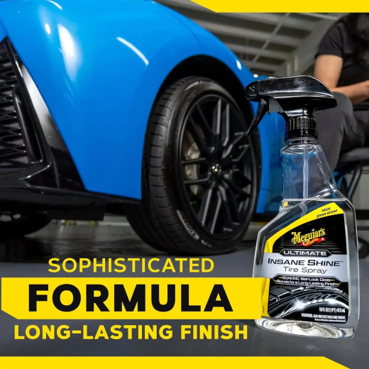 Спрей для шин шалений блиск - Meguiar`s Ultimate Insane Shine Tire Spray 473 мл. (G250816)