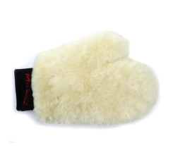 Рукавиця преміум з лами для мийки авто - MaxShine Lambswool Wash Mitt  Premium бежевий (8011003)