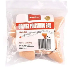 Набір конусних полірувальних кругів поролонових 10 шт. - MaxShine Orange Polishing Pad 3x3 см. помаранчевий (MN01-RPP)