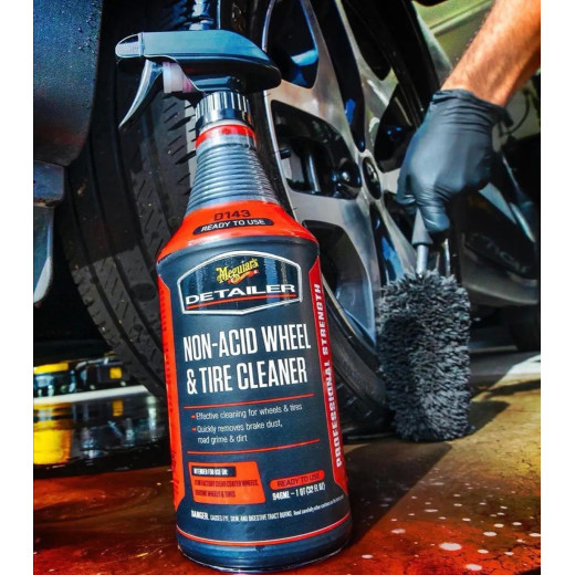 Очисник шин і колісних дисків - Meguiar's Detailer Non-acid Wheel & Tire Cleaner 946 мл. (DRTU14332)