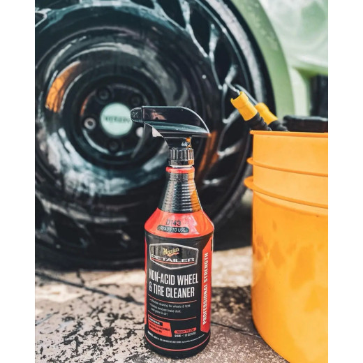 Очисник шин і колісних дисків - Meguiar's Detailer Non-acid Wheel & Tire Cleaner 946 мл. (DRTU14332)