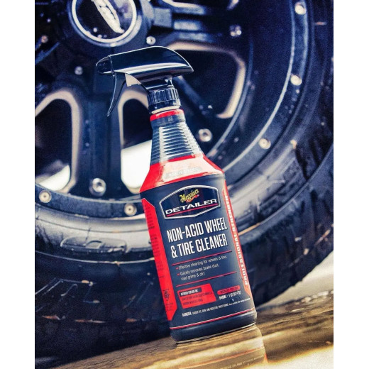 Очисник шин і колісних дисків - Meguiar's Detailer Non-acid Wheel & Tire Cleaner 946 мл. (DRTU14332)