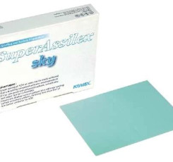 Блакитний матуючий абразивний лист KOVAX Super Assilex Sky K600 170×130 mm