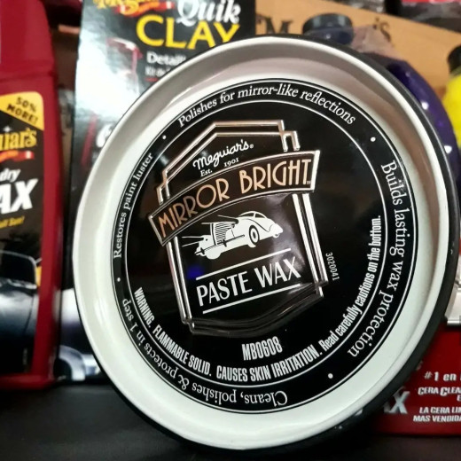 Поліруючий твердий віск - Meguiar's Mirror Bright™ Polishing Paste Wax 227 г. (MB0608EU)