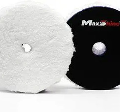 Полірувальний круг мікрофібровий ріжучий - MaxShine Microfiber Cutting Pad 80 мм. синій (2051080B)