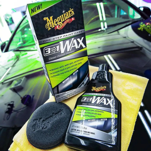 Віск 3 в 1 - Meguiar's Wax 3-in-1 473 мл. (G191016)