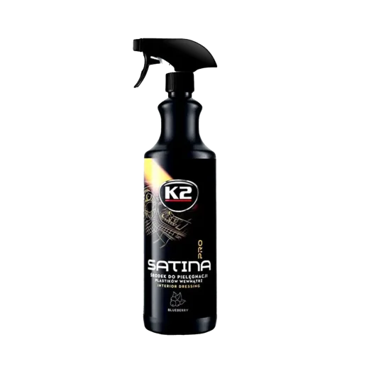 Поліроль для пластику K2 для відновлення оригінального кольору Satina Pro Blueberry 1 л