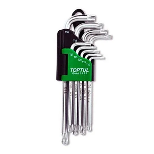 Набір Г-под. ключів TORX T10-T50 9од. довгих з відп. і кулею