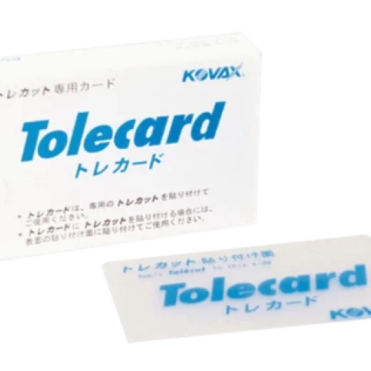 Жорстка підкладка для шліфувальних листів KOVAX Tolecut Tolecard 110×66 mm